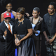 Spike Lee and Dr. Vietta Johnson onstage at the 2016 Triumph Awards, presented by National Action Network and TV One, at the Tabernacle in Atlanta on Sept. 18, 2016
Paras Griffin/Getty Images